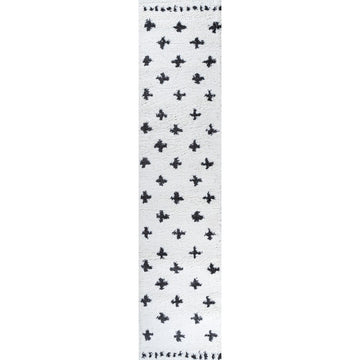 Cristo Berber Geometric Shag Area Rug